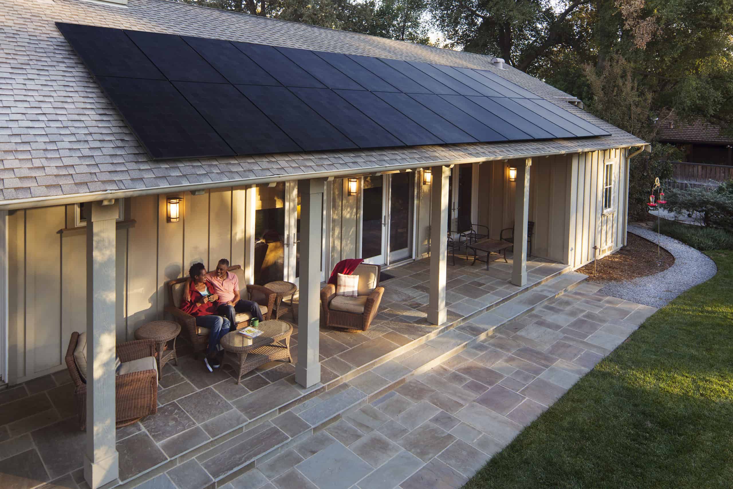 Solar Home With SunPower Panels