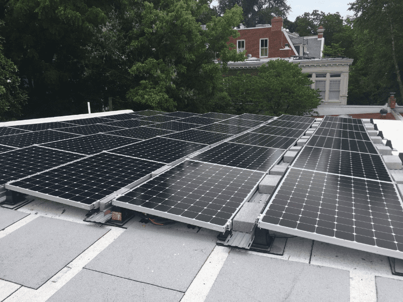 Solar system install at Harvard Univeristy