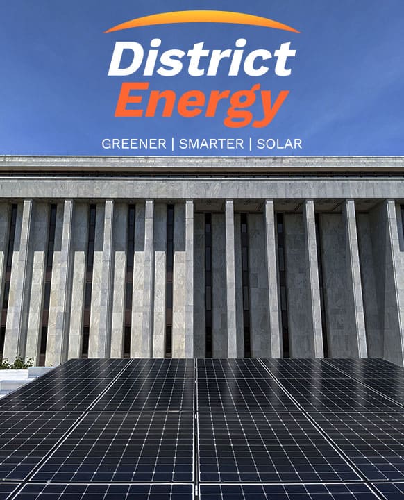 Solar array in Washington DC 